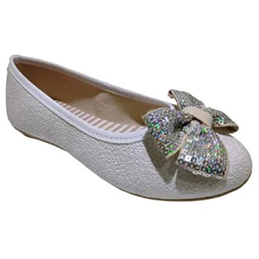 Imagem de Sapatilha Molekinha Infantil Meninas, Branco, 30