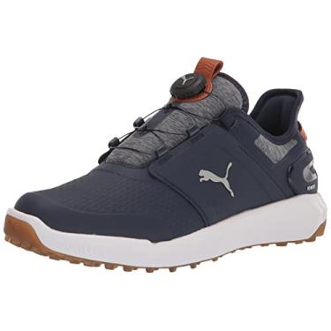 Imagem de Puma Tênis de golfe masculino Ignite Elevate Disc Golf, Puma Azul-marinho-puma prata, 41