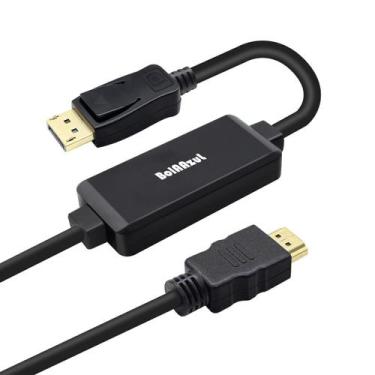 Imagem de Cabo Conversor HDMI para DisplayPort 4K 30 HZ 1,80M - Bolaazul