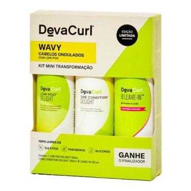 Imagem de Deva Curl Deligth Kit - Shampoo + Condicionador + Leave-in, Kit
