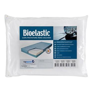 Imagem de Capa Biolastic SOLTEIRO Ziper Branca - 088x188 - Theva, 088x188