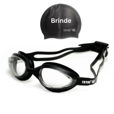 Imagem de Kit Oculos de Natacao lente Transparente Aqua Clear Tryde