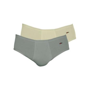 Imagem de Kit com 2 Cuecas Slip Zorba com Abertura 172 Colorido, Chumbo, G