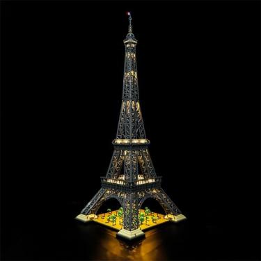 Imagem de MENZAVA LED Light Set Compatible with 10307 Eiffel Tower Icons Building Blocks Model - Model Set NOT Included