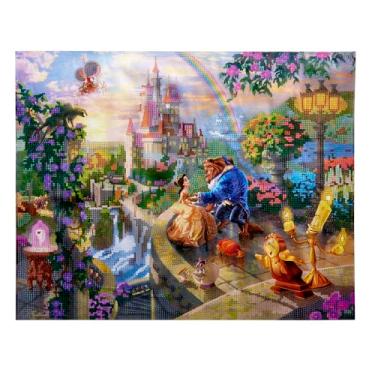 Imagem de Coleção Disney Dreams Diamond Art Jewel by Number - A Bela e a Fera se apaixonando