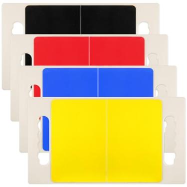 Imagem de Pacote com 4 pranchas de pancada requebráveis com alças, placas inquebráveis, artes marciais, taekwondo, karatê, MMA, treinamento de EVA, equipamento de boxe, treinamento de karatê para crianças e adultos