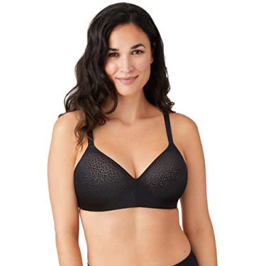 Imagem de Wacoal Sutiã feminino sem aro Back Appeal, Preto, 38DDD