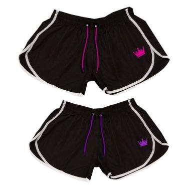 Imagem de Kit 2 Short Praia Feminino Conforto Academia Caminhada Corrida - MP MO