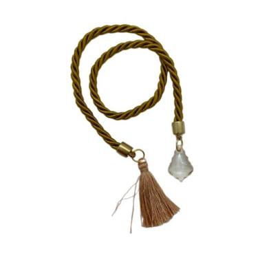 Imagem de Cordão Decorativo - Dourado Pingente - 32cm - 1 unidade - Rizzo