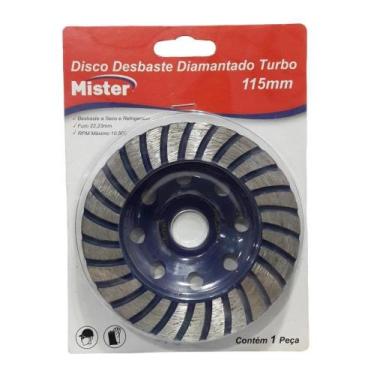 Imagem de Disco de Desbaste Diamantado Turbo 115mm - Mister
