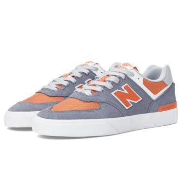 Imagem de New Balance Tênis de skate masculino 574 Vulc, Cinza, 36