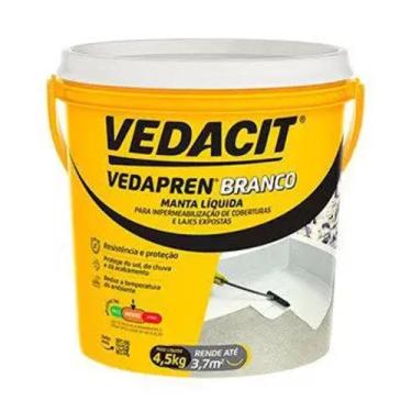 Imagem de Impermeabilizante p/Laje Vedapren Branco 4,5kg - VEDACIT