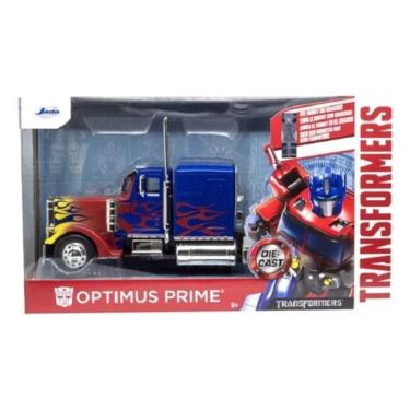 Imagem de Optimus Prime Transformers Hollywood Rides Peterbilt 1/24 –  Jada Toys 