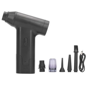 Imagem de Vomeko Jet Fan Blower, espanador de ar elétrico sem fio, turbofan de alta velocidade, aspirador de pó para limpeza de carros acampando ao ar livre preto