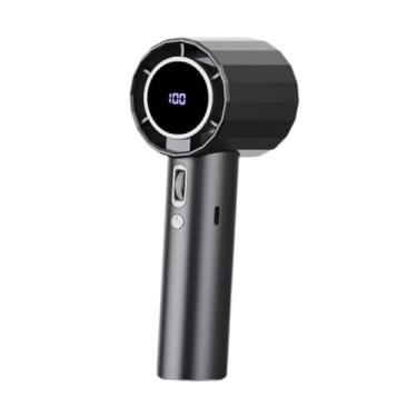 Imagem de WeiLaiKeQi Ventilador de acampamento de secador de cabelo sem fio, Cinza