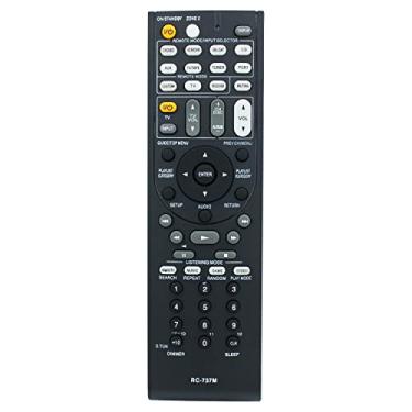 Imagem de Substituição de controle remoto RC-737M para receptor AV Onkyo HTS-6200 TX-SR507 TX-SR507S