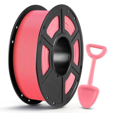 Imagem de ANYCUBIC Filamento PLA para impressora 3D, filamento PLA de impressão 3D RFID, precisão dimensional de 1,75 mm, precisão dimensional +/- 0,02 mm, carretel de 1 kg (1 kg), rosa morango