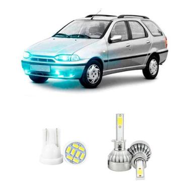 Imagem de Lampada Led Farol Alto Fiat Palio Weekend 1996-2002 20000lm - V10, Bra