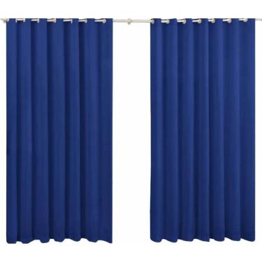Imagem de Cortina Roma 2,20X1,70 Quarto Sala Escritorio Azul Royal