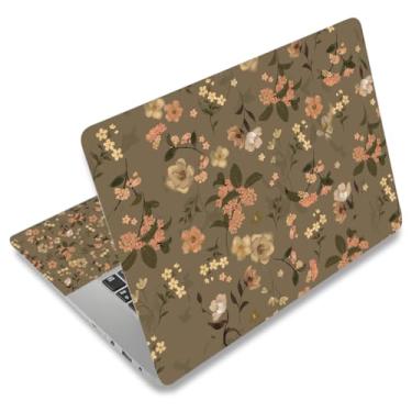 Imagem de Adesivo para laptop 12.1 13 13.3 14 15 15.6 polegadas Netbook adesivo decalque reutilizável universal notebook PC arte protetor personalizado por AORTDES (AD-NEK-74 flores)