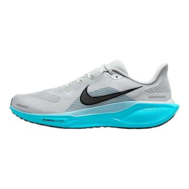 Imagem de Nike Pegasus 41 Tênis de corrida masculino (FD2722-012, prata claro/denim turquesa/cacto empoeirado/preto), Prata clara/jeans turquesa/cacto empoeirado/preto, 42