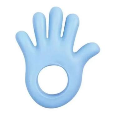 Imagem de Mordedor Pais e Filhos Mãozinha - Azul Bebê