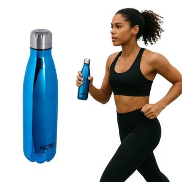 Imagem de Garrafa Térmica 10Hrs Gelada 500 ML Aço Inox C40 Acte Sports - Geral, 