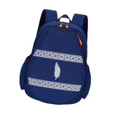 Imagem de oshhni Bolsa de tênis para mulheres e homens, bolsa de pickleball com zíper suave, portátil, à prova d'água, multifuncional, profissional com, Azul