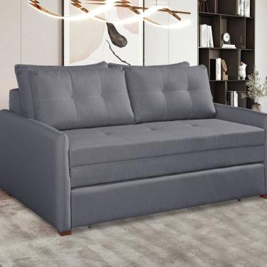 Imagem de Sofá Cama Casal 95cm X 157cm Montreal Cinza