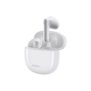 Imagem de Baseus Fone De Ouvido Sem Fio E13 TWS, Até 30 horas de bateria, Bluetooth 5.3, Driver de baixa frequência poderoso. (Branco)