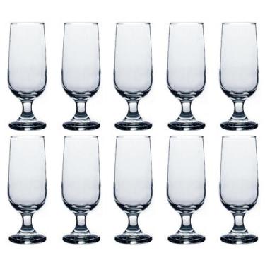Imagem de 10 Copos Taça Chopp Vidro 300ml Cerveja Hannover Casa Linda - NADIR FI