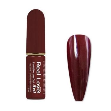 Imagem de Esmalte em gel 3 em 1 5ml cor 53 real love