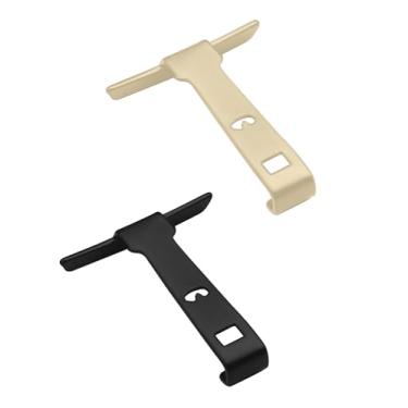 Imagem de Wicket de substituição para óculos de sol Oakley Sutro Lite OO9463/Sutro Lite AF OO9463A/Sutro Lite Sweep OO9465 (ventilado) - 2 pares (preto + ouro)