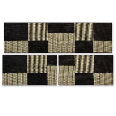 Imagem de Kit 3 Peças Ps Jogo Tapete Cozinha Largo 0,66 Antiderrapante Ps-32