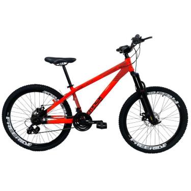 Imagem de Bicicleta Vikingx Freeride Tuff Aro 26 Freio A Disco Laranja