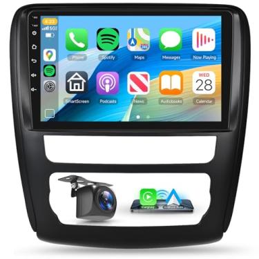 Imagem de Rádio de carro estéreo para Chevy Traverse LT/Buick Enclave 13-17 [4G + 64G] Android sem fio CarPlay Android Auto, 22.9 cm IPS Touchscreen Car Stereo Bluetooth5.0, GPS, WiFi, SWC, 59UI, 32EQ AI DSP +