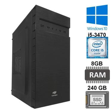 Imagem de Computador Core I5-3470 Ssd 240Gb, Ram 8Gb Gab Mt-32Bk Win10