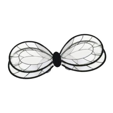 Imagem de Dynwave Fantasia de Halloween com asas de abelha para eventos, apresentações de palco e dança festiva, Preto