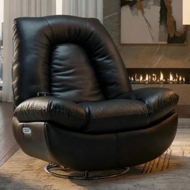 Imagem de Poltrona Reclinável Elétrica com Massagem e Aquecimento Salvana L07 ma