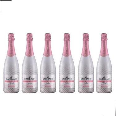 Imagem de Espumante Sem Álcool Rose Ice Garibaldi 750ml Caixa 6un