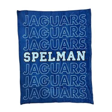 Imagem de Pegasus Sports Cobertor de pelúcia NCAA Echo Team Wordmark, cor do time, 60 x 70 (Spelman Jaguars)