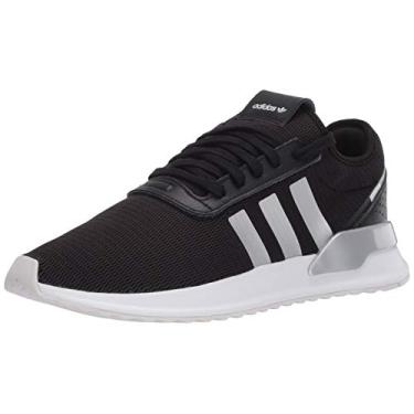 Imagem de adidas Originals Tênis feminino U_Path X, Preto/prata metálico/branco, 5.5