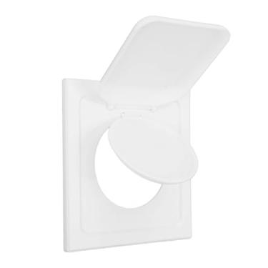 Imagem de GLOGLOW Tampa de Ventilação do Secador, Porta Dupla Externa ABS Capô de Exaustão de 4 Polegadas para Instalação Externa de Tubo Substituição de Casa Com Fluxo de Ar Eficiente Componentes de