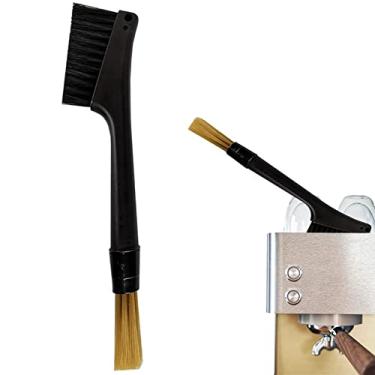 Imagem de Pincel de Moedor Café Limpeza Máquina Espresso Acessórios Barista Ferramenta Dual-purpose Detachable PP PET Bristles para Uso Residencial Cozinha e Co