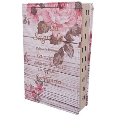 Imagem de Bíblia Sagrada de Tamanho Grande - Capa Luxo - As Palavras de Jesus sã