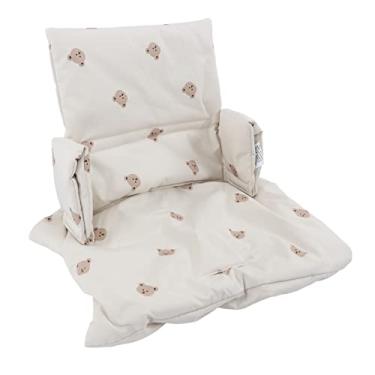 Imagem de Cryfokt Almofada de Cadeira Alta de Desenho Animado, Almofada de Assento Durável para Crianças, Fácil de Instalar, Cabe na Maioria das Cadeiras, 1 Pacote para Refeições Em Família (Estilo 3)