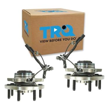 Imagem de Conjunto de 2 pares de rolamento e cubo dianteiro LH RH para Ford F150 4x4 7 Lug