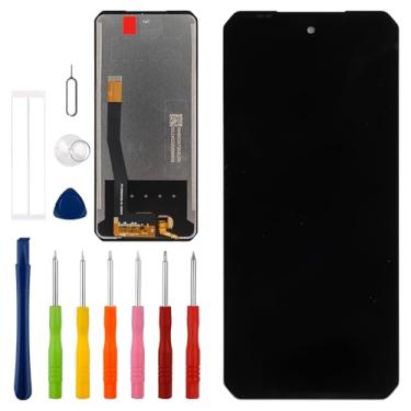 Imagem de Vvsialeek Novo conjunto de digitalizador de tela LCD sensível ao toque compatível com Unihertz Tank 2 com ferramentas de reparo - com funcionalidade de impressão digital