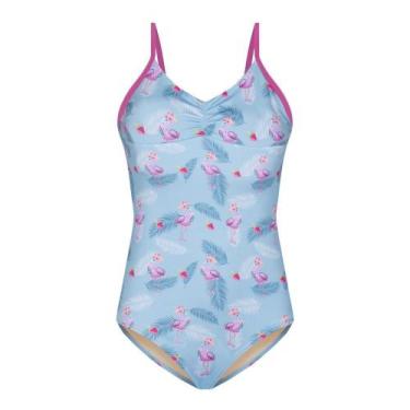 Imagem de Maiô Selene Alcinha Regulável Juvenil - Azul 16, Azul, 16