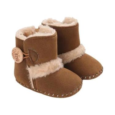 Imagem de Botas De Inverno Para Bebês De 0 a 1 Ano, Quentes, Fofas, Com Solado M